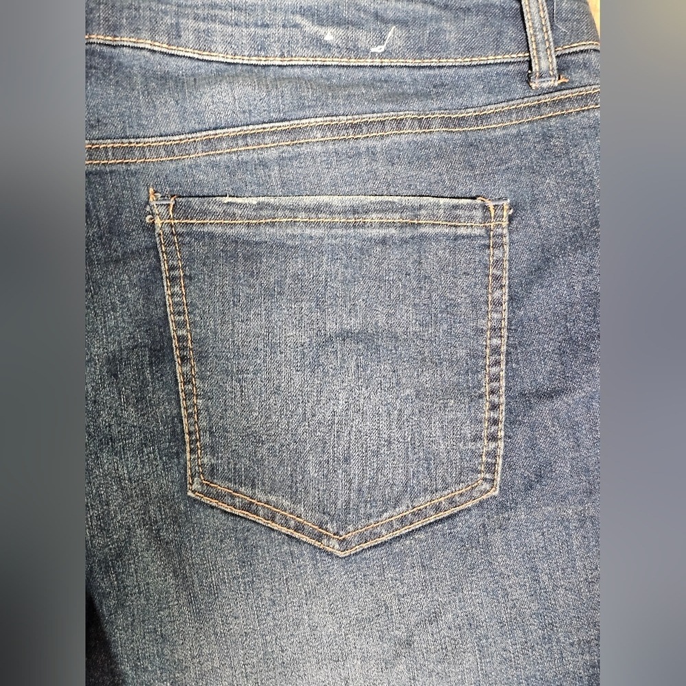 Vanilla Star Denim Shorts Distressed Cuffed Size 13 Whiskered - Picture 4 of 9